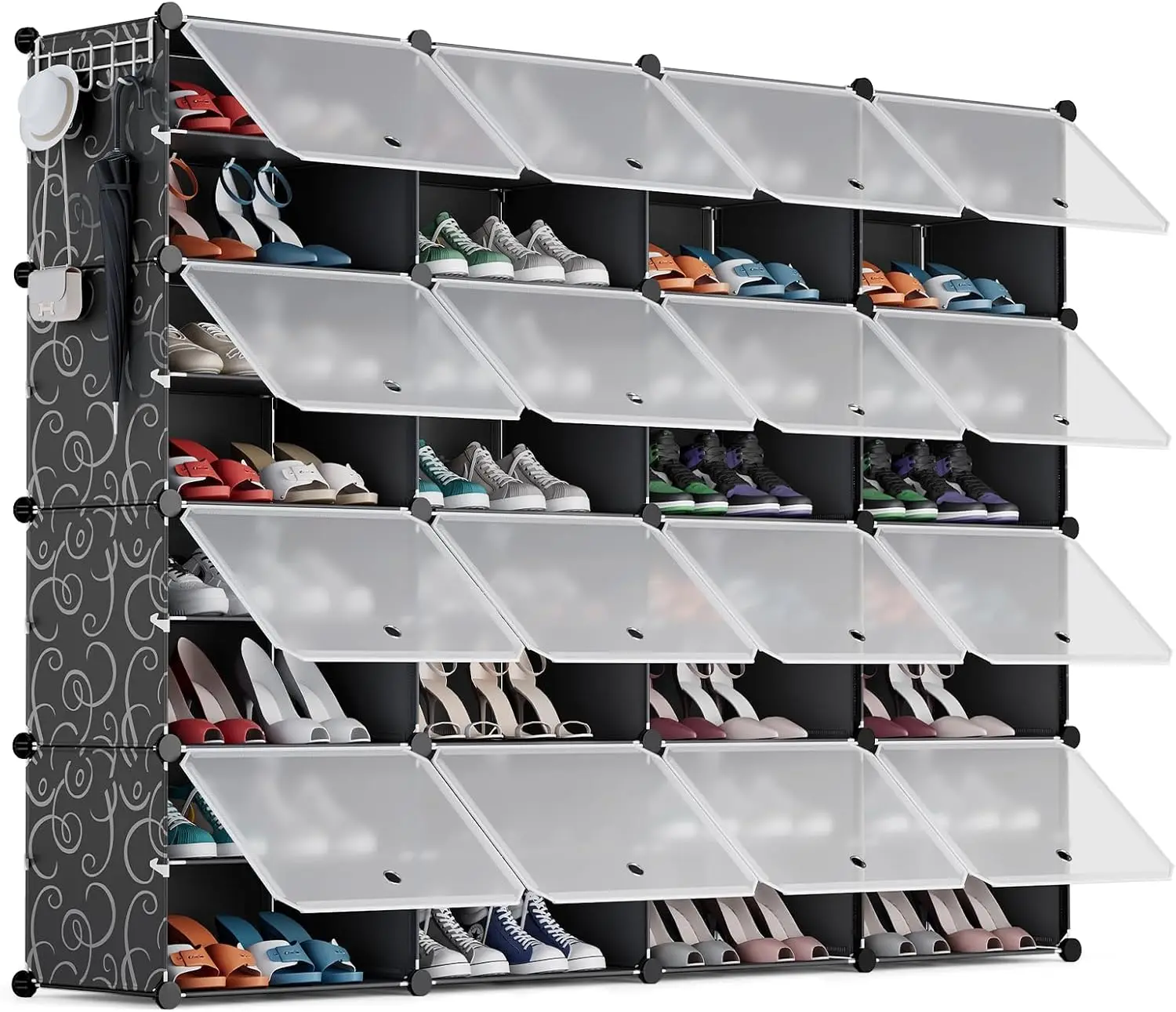 Shoe Storage Organizer Cabinet 64 Pair Plastic Shoe Rack With Cover Expandable Adjustable Free Standing Stackable Space Shoe
Shoe Storage Organizer Cabinet 64 Pair Plastic Shoe Rack With Cover Expandable Adjustable Free Standing Stackable Space Shoe