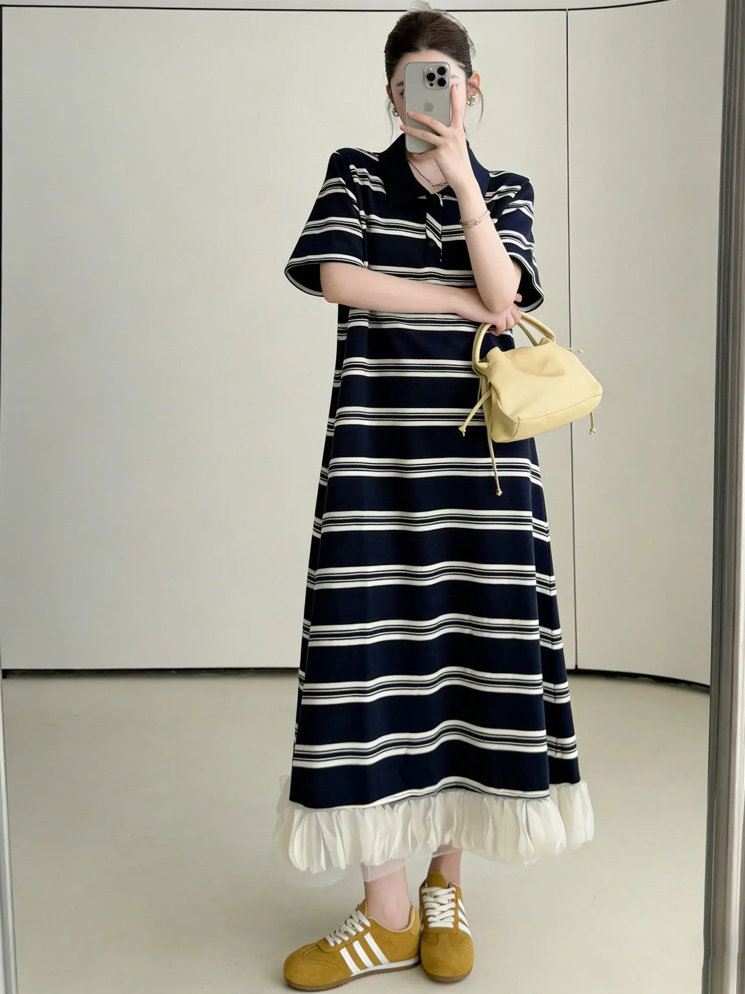 plus Size 300 Pounds Women's Floral A-Line Dress Summer Casual Loose Fit Iron-Free Long Skirt with Pleats And Turn-down Collar
plus Size 300 Pounds Women's Floral A-Line Dress Summer Casual Loose Fit Iron-Free Long Skirt with Pleats And Turn-down Collar