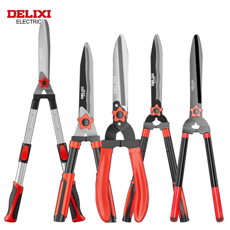 DELIXI ELECTRIC 12-Inch Garden Hedge Shears Pruning Cut Tools Length Scissor Agricultural Pruning Hand Tool Manual Hedge Shears 
DELIXI ELECTRIC 12-Inch Garden Hedge Shears Pruning Cut Tools Length Scissor Agricultural Pruning Hand Tool Manual Hedge Shears
