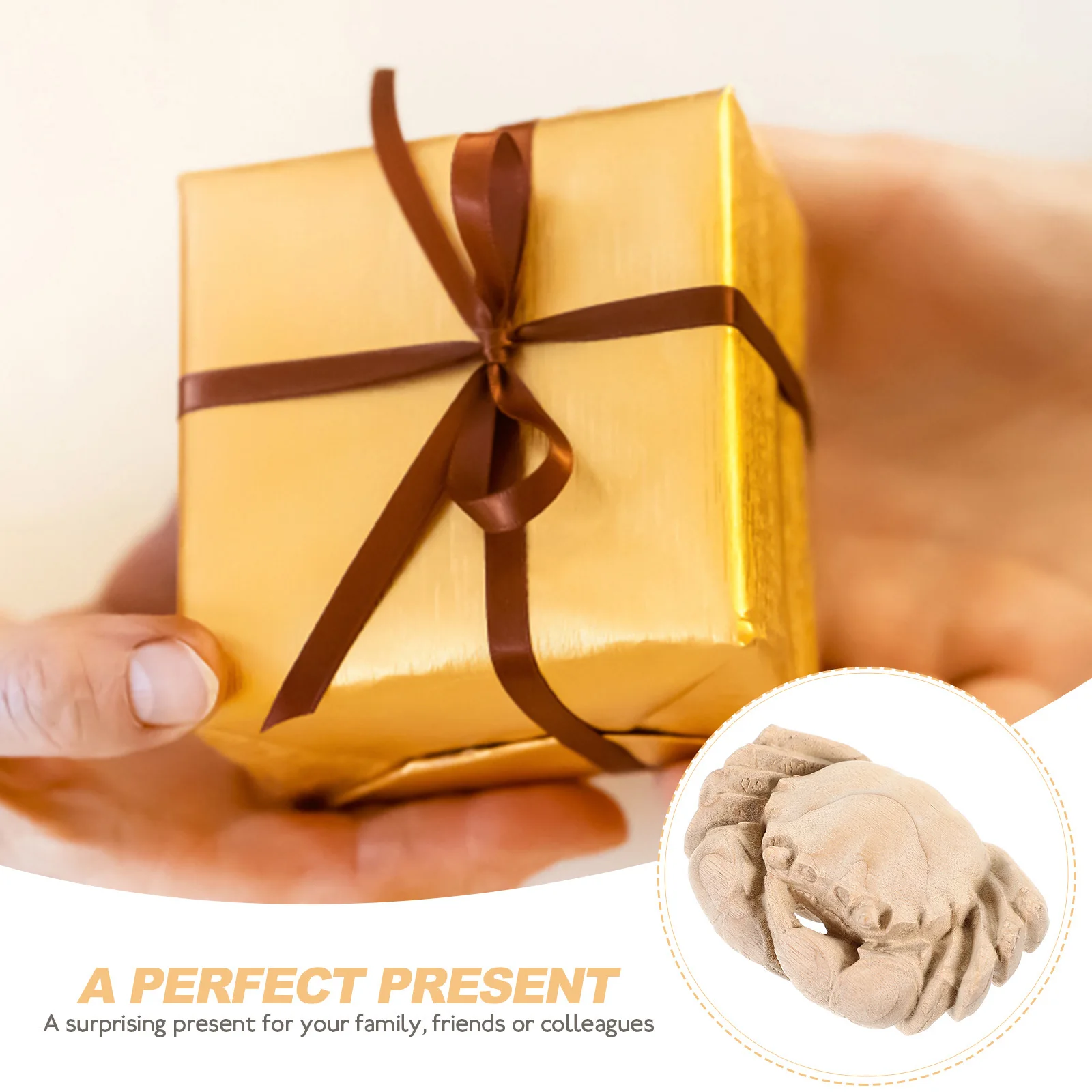 Carved Wood Crab Tea Pet Decor Smooth Finish Handheld Art Piece for Cabinet Living Room Desktop Decoration Wooden Carved Craft
Carved Wood Crab Tea Pet Decor Smooth Finish Handheld Art Piece for Cabinet Living Room Desktop Decoration Wooden Carved Craft