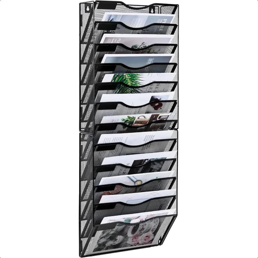 Wall File Holder 12 Pockets Hanging File Folder Paper Organizer Storage Document Rack Mail Holder Magazine Rack Wall Organizer
Wall File Holder 12 Pockets Hanging File Folder Paper Organizer Storage Document Rack Mail Holder Magazine Rack Wall Organizer