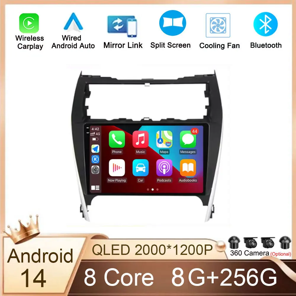 10 Inch Car Radio Android 14 For Toyota Camry 2012 - 2017 Car stereo WiFi GPS Navigation WiFi Split Screen Head Unit FM Radio
10 Inch Car Radio Android 14 For Toyota Camry 2012 - 2017 Car stereo WiFi GPS Navigation WiFi Split Screen Head Unit FM Radio