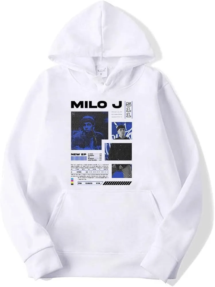 Толстовка Milo J 511 Merch, зимний свитшот для мужчин и женщин, толстовка с длинным рукавом, милёй тур, с капюшоном
Толстовка Milo J 511 Merch, зимний свитшот для мужчин и женщин, толстовка с длинным рукавом, милёй тур, с капюшоном