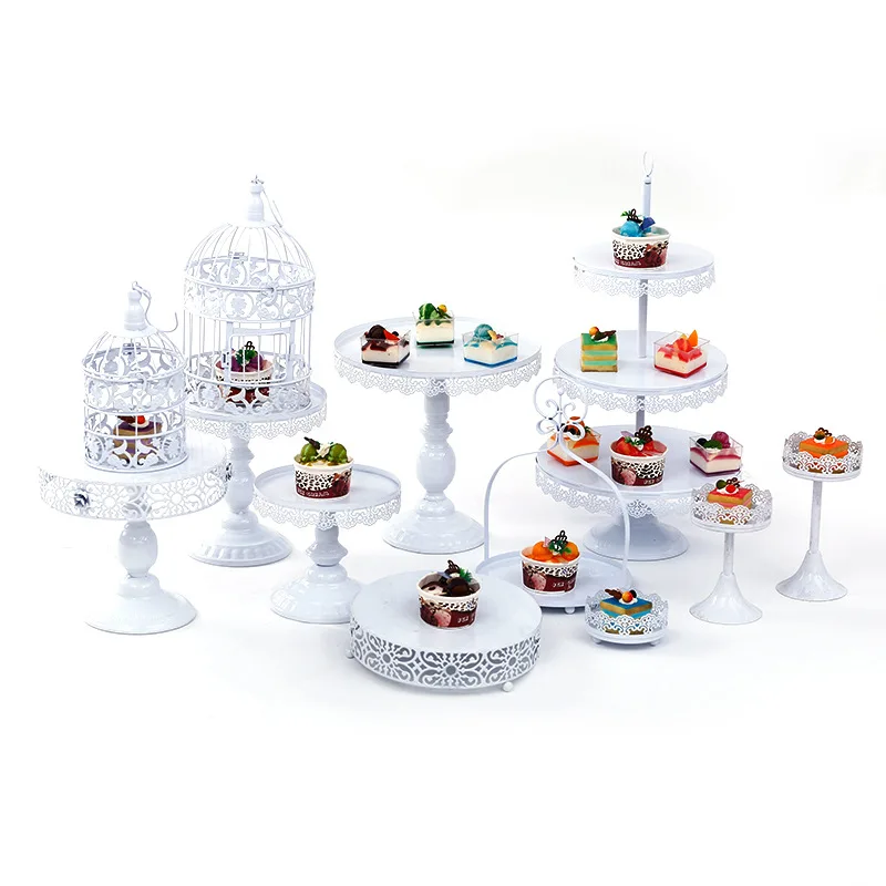 European Wrought Iron Cake Stand Set Tableware Wedding Dessert Shop Dessert Shelf Cocktail Party Lace Props Plate
European Wrought Iron Cake Stand Set Tableware Wedding Dessert Shop Dessert Shelf Cocktail Party Lace Props Plate