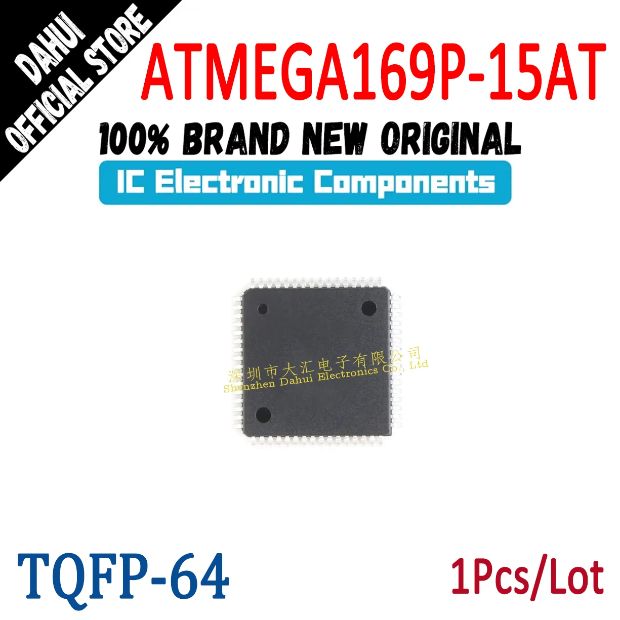 ATMEGA169P-15AT MEGA169P-15AT TQFP-64 MCU Microcontroller chip IC new original
ATMEGA169P-15AT MEGA169P-15AT TQFP-64 MCU Microcontroller chip IC new original