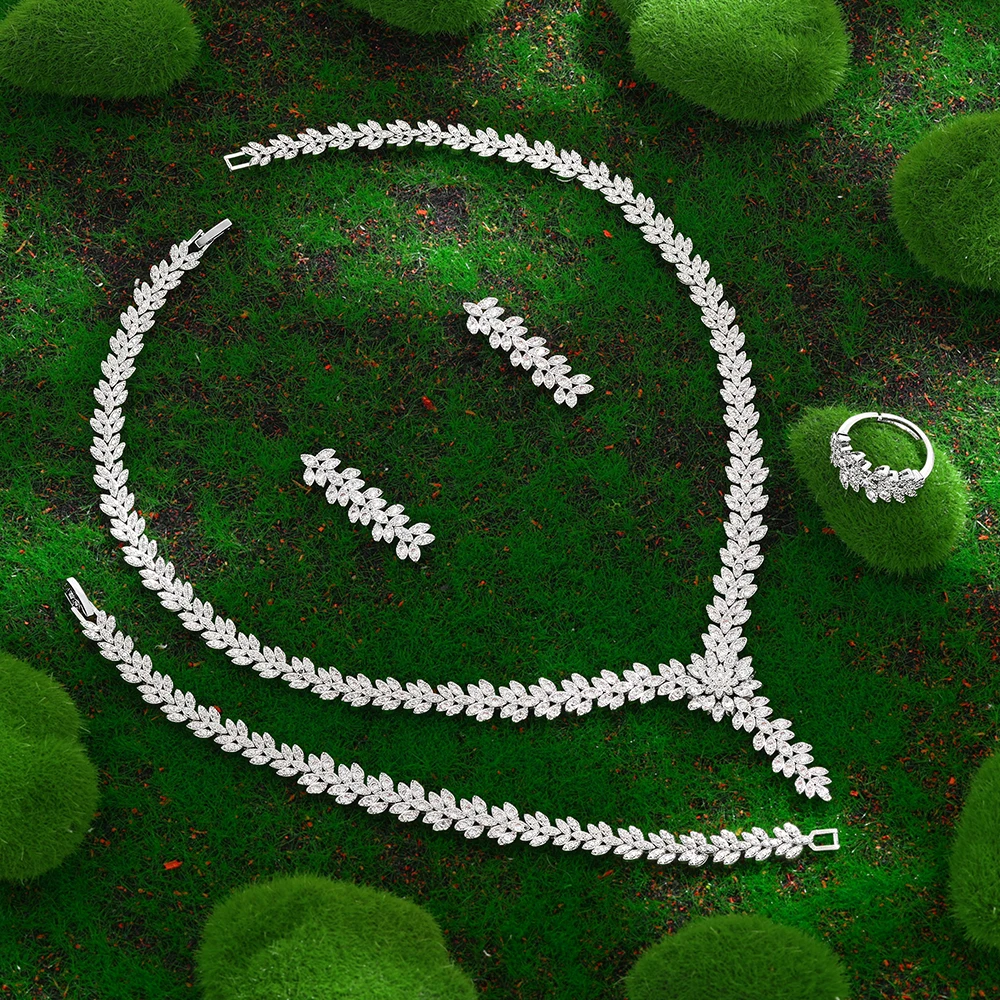 Модный комплект ожерелья и сережек с кубическим цирконием, 4 шт., свадебный комплект украшений для женщин, подарки, бижутерия
Модный комплект ожерелья и сережек с кубическим цирконием, 4 шт., свадебный комплект украшений для женщин, подарки, бижутерия