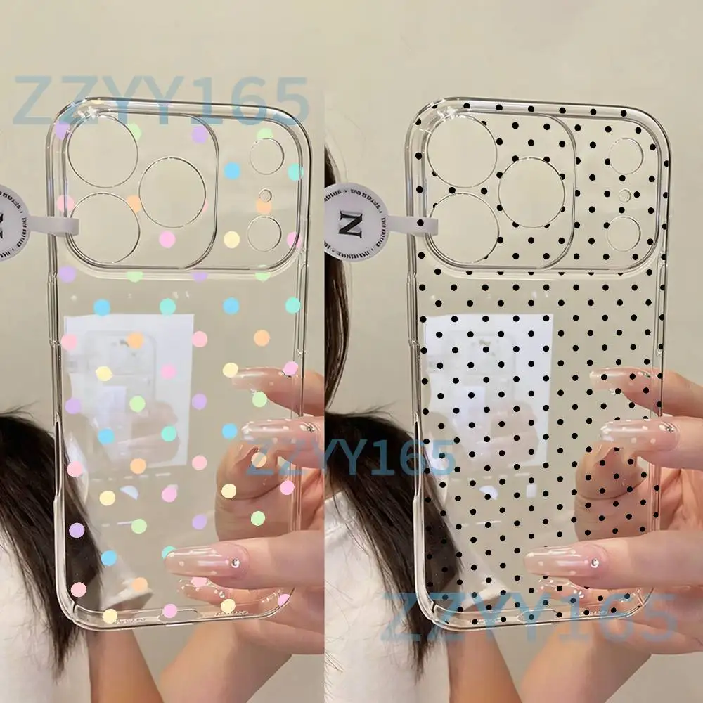 Polka Dot Colorful Pattern For iPhone 17,16,15,14,13,12,11 Pro,Max,Plus,X,XS,XR,SE4,E Mini Transparent Soft Protective Shell
Polka Dot Colorful Pattern For iPhone 17,16,15,14,13,12,11 Pro,Max,Plus,X,XS,XR,SE4,E Mini Transparent Soft Protective Shell