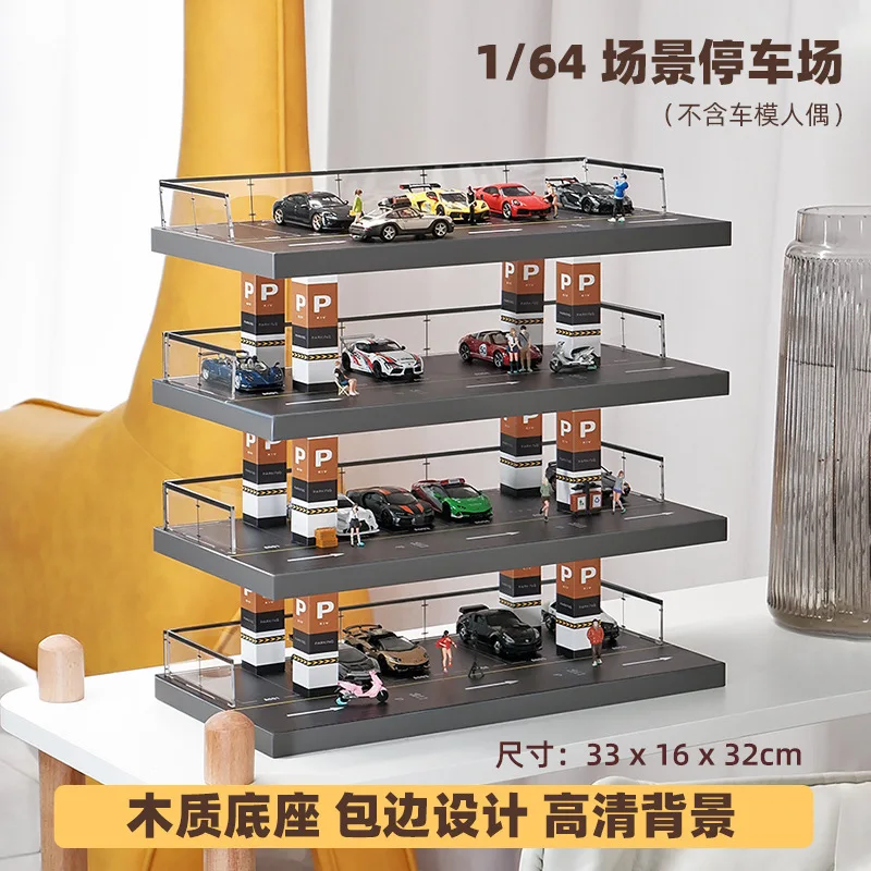 1/64 Scale Simulated Open-air Parking Lot Four Floors Acrylic Scene Collection Storage Cabinet for 1:64 Car Model Figure Display
1/64 Scale Simulated Open-air Parking Lot Four Floors Acrylic Scene Collection Storage Cabinet for 1:64 Car Model Figure Display