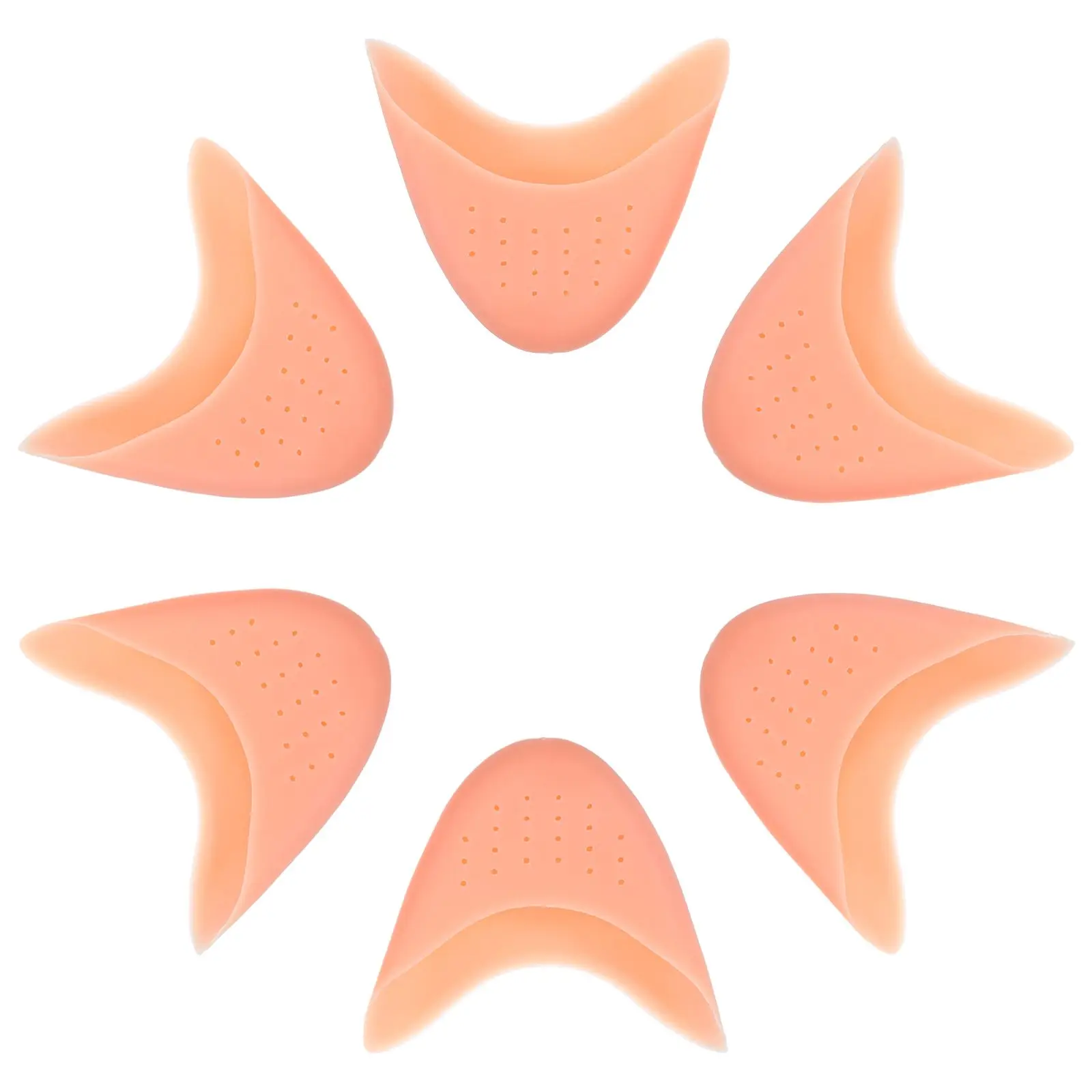 6 Pcs Multi-Function Toe Sleeve Protectors Breathable Forefoot Pads for Ballet High Heels Foot Care Tools Reusable SEBS Material
6 Pcs Multi-Function Toe Sleeve Protectors Breathable Forefoot Pads for Ballet High Heels Foot Care Tools Reusable SEBS Material