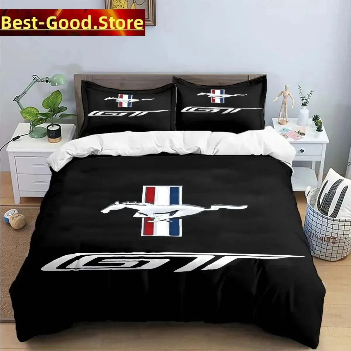 3D Print Fashion Mustang Car Logo Bedding Set Boys Girls Twin Queen King Size Duvet Cover Pillowcase Bed boys Adult Bedroom
3D Print Fashion Mustang Car Logo Bedding Set Boys Girls Twin Queen King Size Duvet Cover Pillowcase Bed boys Adult Bedroom