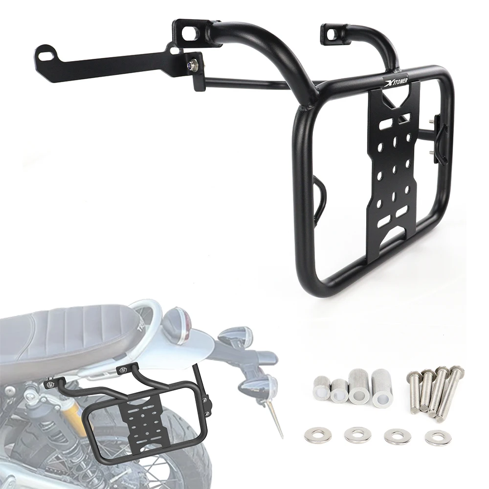 For TRIUMPH Scrambler 1200 X 2024-2025 Scrambler 1200 XC/XE 2019-2023 Motorcycle Saddlebag Support Bars Single Side Pannier Rack
For TRIUMPH Scrambler 1200 X 2024-2025 Scrambler 1200 XC/XE 2019-2023 Motorcycle Saddlebag Support Bars Single Side Pannier Rack
