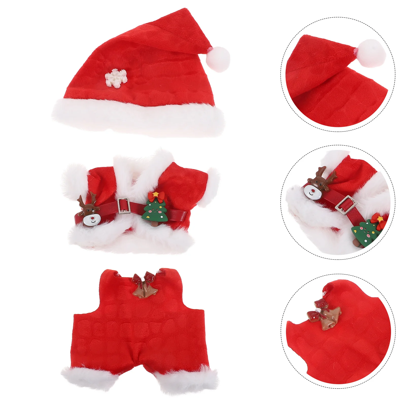1 set Wardrobe Set Christmas Clothes Includes Santa Hat Knit Top Pants Holiday Dress Red Green Outfit Compatible
1 set Wardrobe Set Christmas Clothes Includes Santa Hat Knit Top Pants Holiday Dress Red Green Outfit Compatible