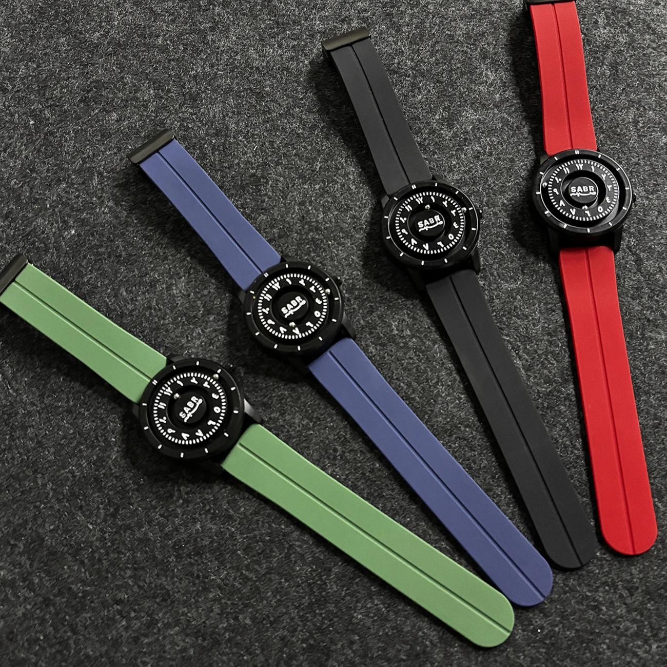 Sabr Arabic Numeral Watch Stainless Steel Magnetic Rolling Ball Quartz Watch Silicone Strap Magnetic Buckle Men's Business Watch
Sabr Arabic Numeral Watch Stainless Steel Magnetic Rolling Ball Quartz Watch Silicone Strap Magnetic Buckle Men's Business Watch