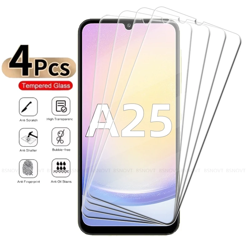 1/2/3/4Pcs For Samsung Galaxy A25 Glass Samsung A25 Tempered Glass 9H Transparent Clear Cover Screen Protector Samsung A25 A 25
1/2/3/4Pcs For Samsung Galaxy A25 Glass Samsung A25 Tempered Glass 9H Transparent Clear Cover Screen Protector Samsung A25 A 25