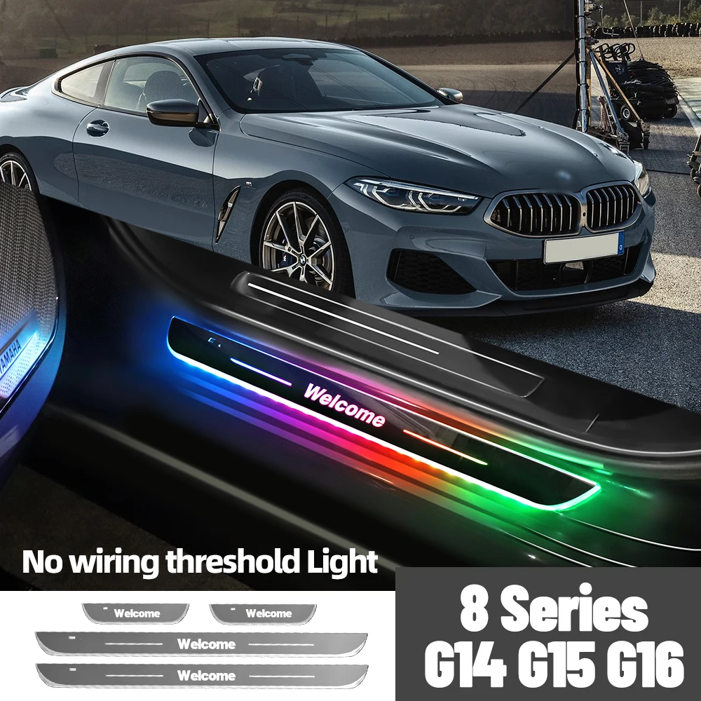 For BMW 8 Series G14 G15 G16 2018-2023 2022 Car Door Sill Light Customized Logo LED Welcome Threshold Pedal Lamp Accessories
For BMW 8 Series G14 G15 G16 2018-2023 2022 Car Door Sill Light Customized Logo LED Welcome Threshold Pedal Lamp Accessories