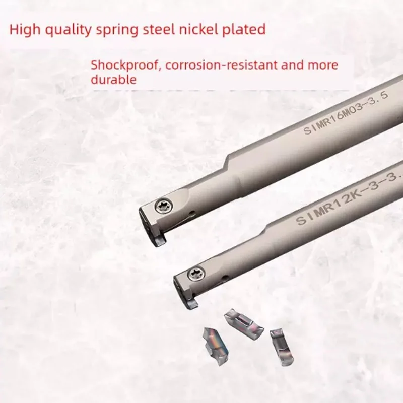 Small aperture inner groove Yuanbao Knife Rod SIMR SIMR12K02 SIMR12K02.5 SIMR16M02 SIMR16 3.5 4.0 4.5 CNC lathe slot knife rod
Small aperture inner groove Yuanbao Knife Rod SIMR SIMR12K02 SIMR12K02.5 SIMR16M02 SIMR16 3.5 4.0 4.5 CNC lathe slot knife rod