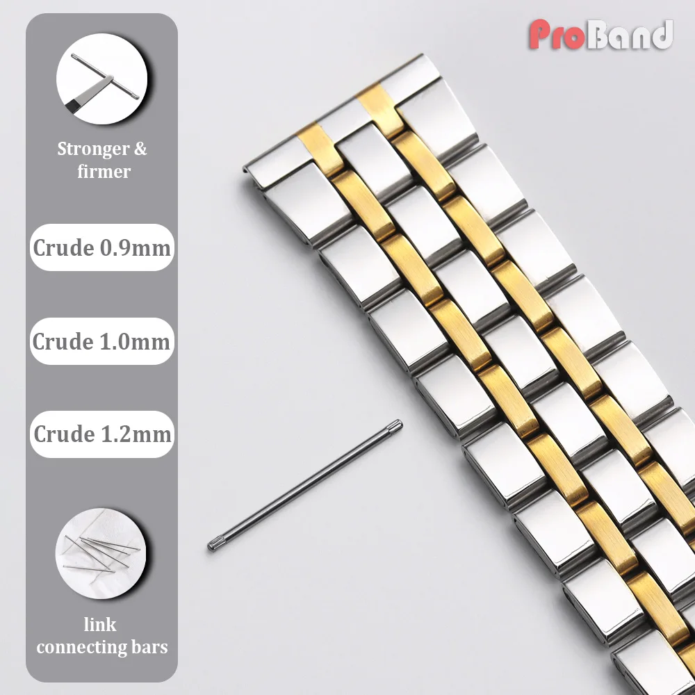 0.9/1.0/1.2mm Stainless Steel Watch Band Strap Bracelet Connector Bar Link Pins solid Split pin tubes Replacement Watch Parts
0.9/1.0/1.2mm Stainless Steel Watch Band Strap Bracelet Connector Bar Link Pins solid Split pin tubes Replacement Watch Parts