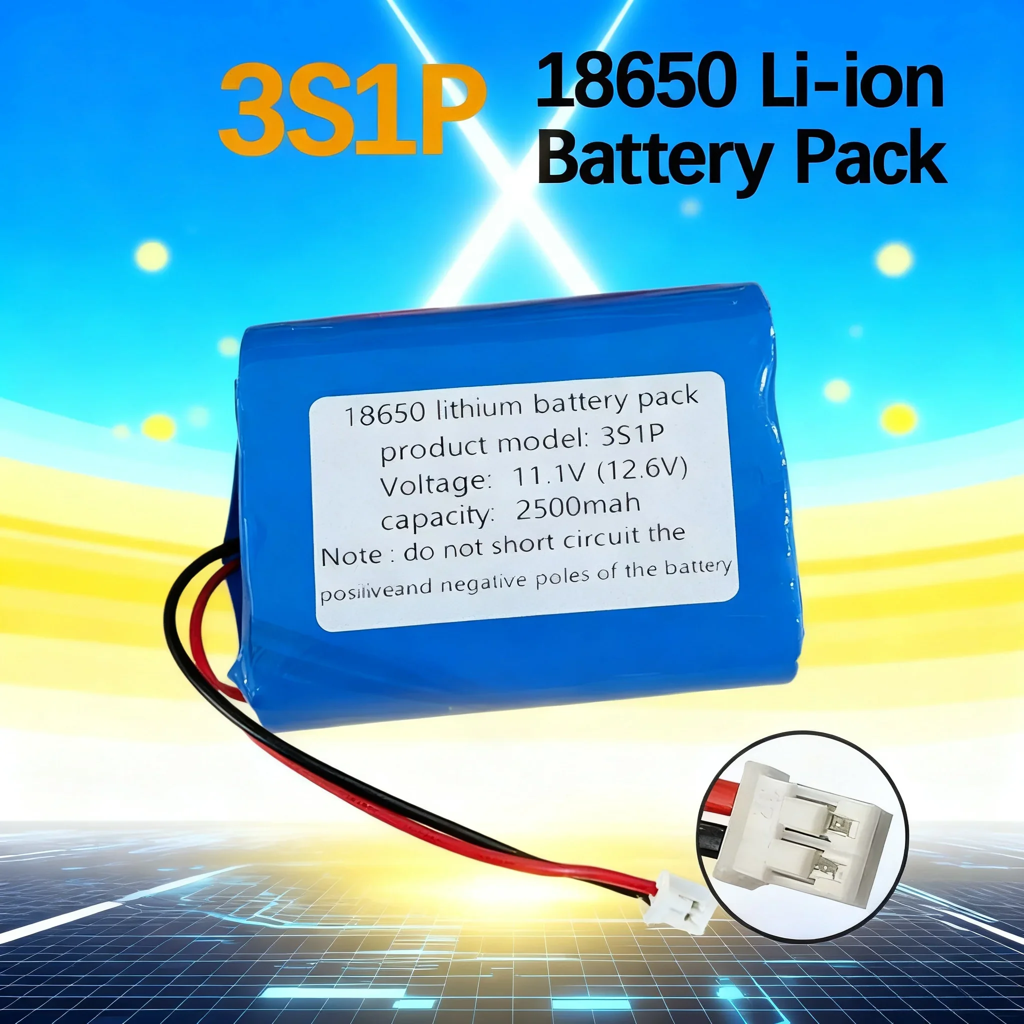 Аккумуляторный блок 3S1P -18650 Li-ion, 3S1P/12.6V/2500mAh/11.1V литий-ионный аккумулятор 18650. Используется для: систем видеонаблюдения, камер, резервного источника питания.
Аккумуляторный блок 3S1P -18650 Li-ion, 3S1P/12.6V/2500mAh/11.1V литий-ионный аккумулятор 18650. Используется для: систем видеонаблюдения, камер, резервного источника питания.