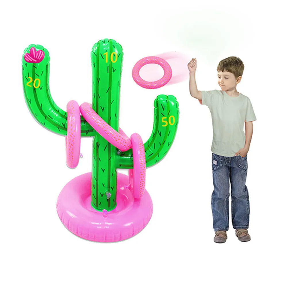 1Set Ring Toss Cactus Shaped Inflatable Beach Party Game Fun for Kids Children Outdoor Colorful Safe Material Inflatable Toys
1Set Ring Toss Cactus Shaped Inflatable Beach Party Game Fun for Kids Children Outdoor Colorful Safe Material Inflatable Toys