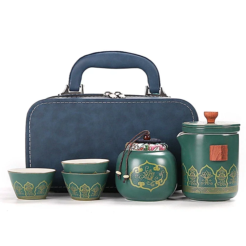 Portable Ceramic Tea Set, Teapot and Tea Cup Set, Camping Tea Set Bag, Kung Fu Travel Accessories
Portable Ceramic Tea Set, Teapot and Tea Cup Set, Camping Tea Set Bag, Kung Fu Travel Accessories
