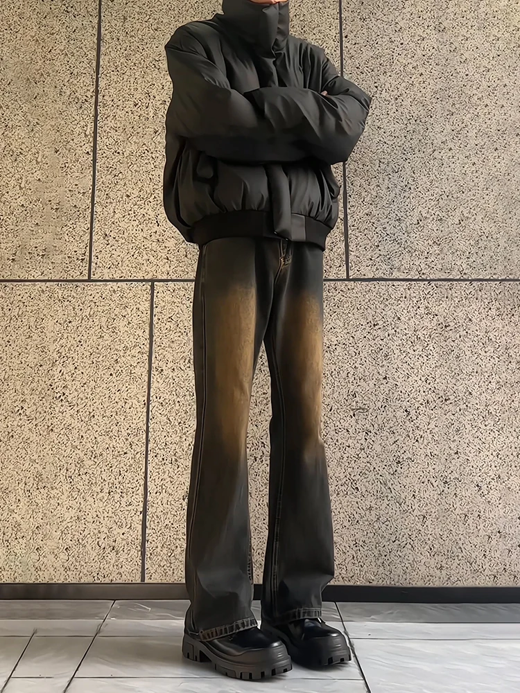 Мужские джинсы в стиле ретро, с эффектом потертости, широкие штанины, осенне-зимние, прямые, с удлиненными штанинами, из хлопка и полиэстера...
Мужские джинсы в стиле ретро, с эффектом потертости, широкие штанины, осенне-зимние, прямые, с удлиненными штанинами, из хлопка и полиэстера...