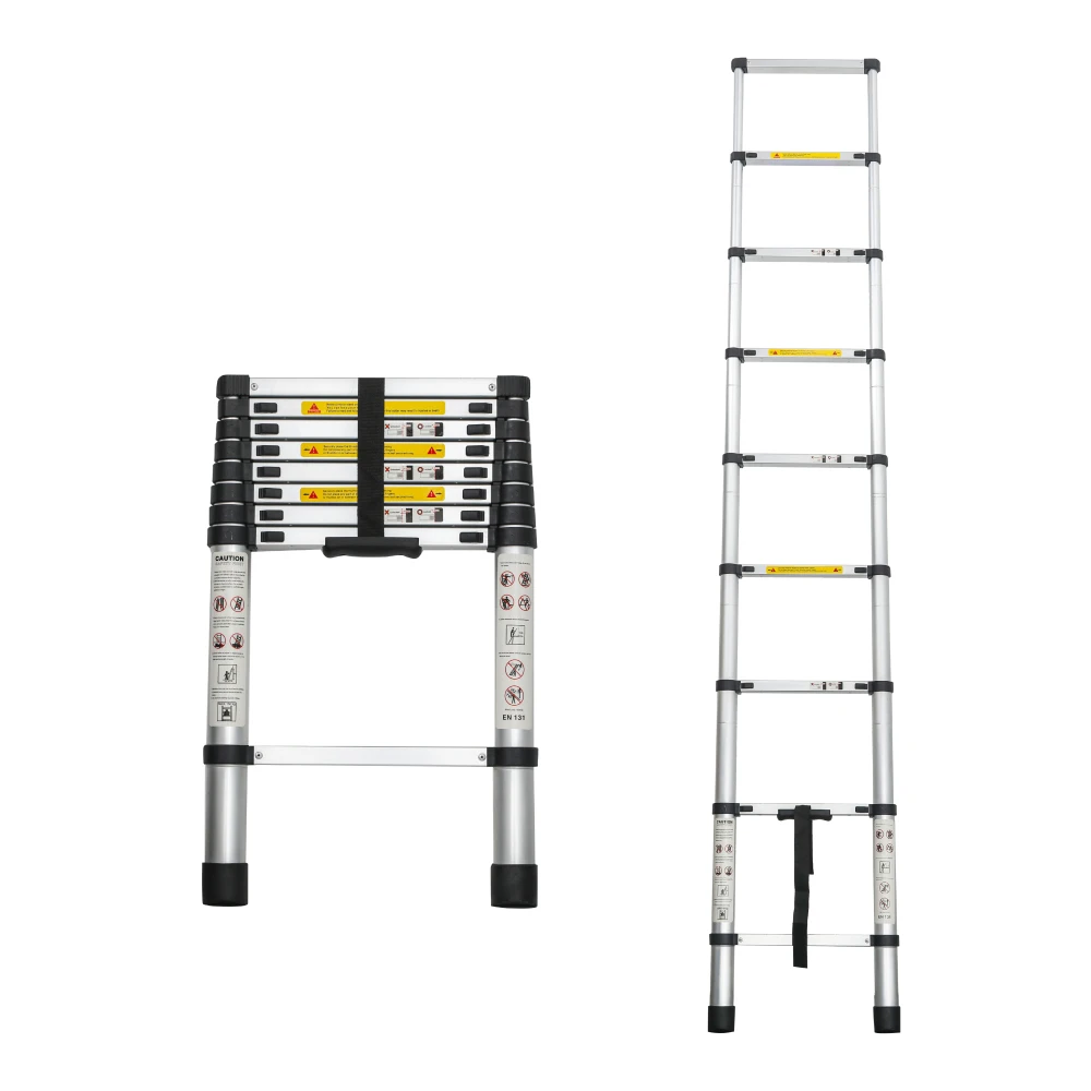 Telescoping Ladder 8.5-16.5FT Telescopic Extension Ladder Aluminum Alloy Folding Portable Multi-Purpose for Indoor Outdoor Work
Telescoping Ladder 8.5-16.5FT Telescopic Extension Ladder Aluminum Alloy Folding Portable Multi-Purpose for Indoor Outdoor Work