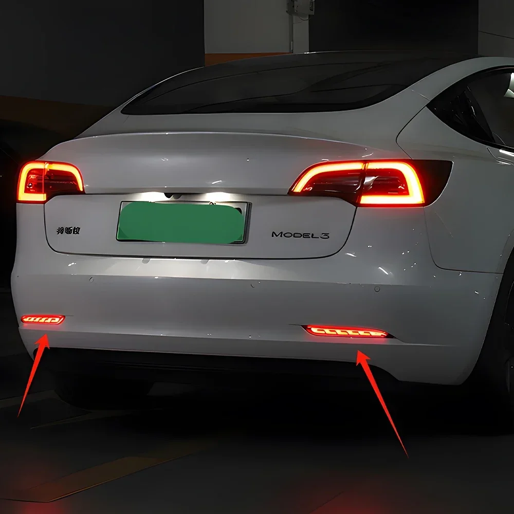 Модернизированный автомобильный фонарь для Tesla Model 3 Model Y 2019-2022, светодиодный отражатель бампера, лампа в виде масштаба дракона, дизайн тормоза, стробоскопические аксессуары
Модернизированный автомобильный фонарь для Tesla Model 3 Model Y 2019-2022, светодиодный отражатель бампера, лампа в виде масштаба дракона, дизайн тормоза, стробоскопические аксессуары