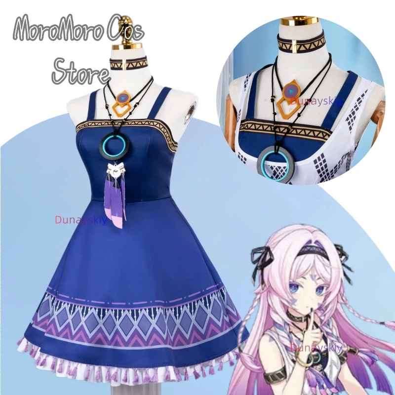 Anime Game Genshin Impact South Korea Crossover Cosplay Citlali New Outfit Fashion Retro Purple Dress Y2K Uniform Wigs Halloween
Anime Game Genshin Impact South Korea Crossover Cosplay Citlali New Outfit Fashion Retro Purple Dress Y2K Uniform Wigs Halloween