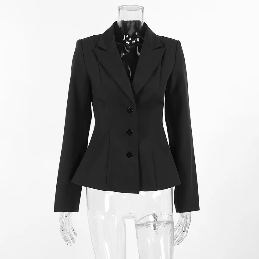Autumn Collar, Waist Cinching, Slim Fitting Button Front, Long Sleeved Suit Jacket, Women's Fashionable Commuting Jacket
Autumn Collar, Waist Cinching, Slim Fitting Button Front, Long Sleeved Suit Jacket, Women's Fashionable Commuting Jacket