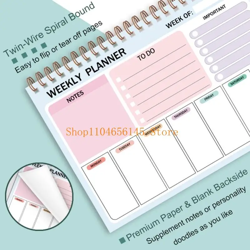 5asd Weekly Planning Pad Featuring Check Off Section Coil Pages And Portable Waterproof Cover For Efficient Scheduling
5asd Weekly Planning Pad Featuring Check Off Section Coil Pages And Portable Waterproof Cover For Efficient Scheduling