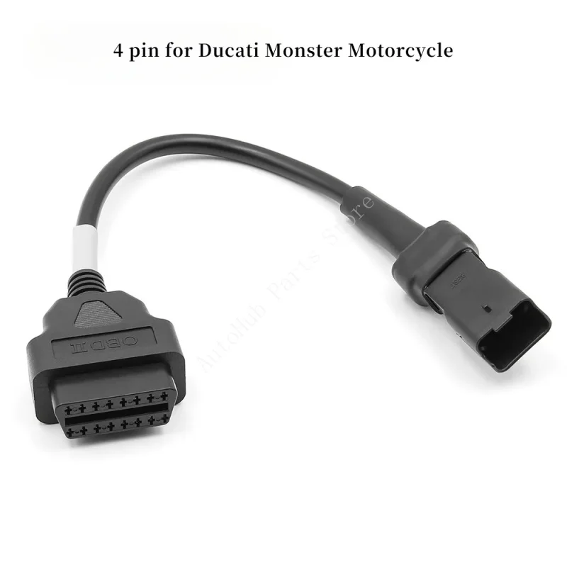 Для Ducati Monster 4Pin к OBD2 диагностический адаптер кабельный сканер
Для Ducati Monster 4Pin к OBD2 диагностический адаптер кабельный сканер