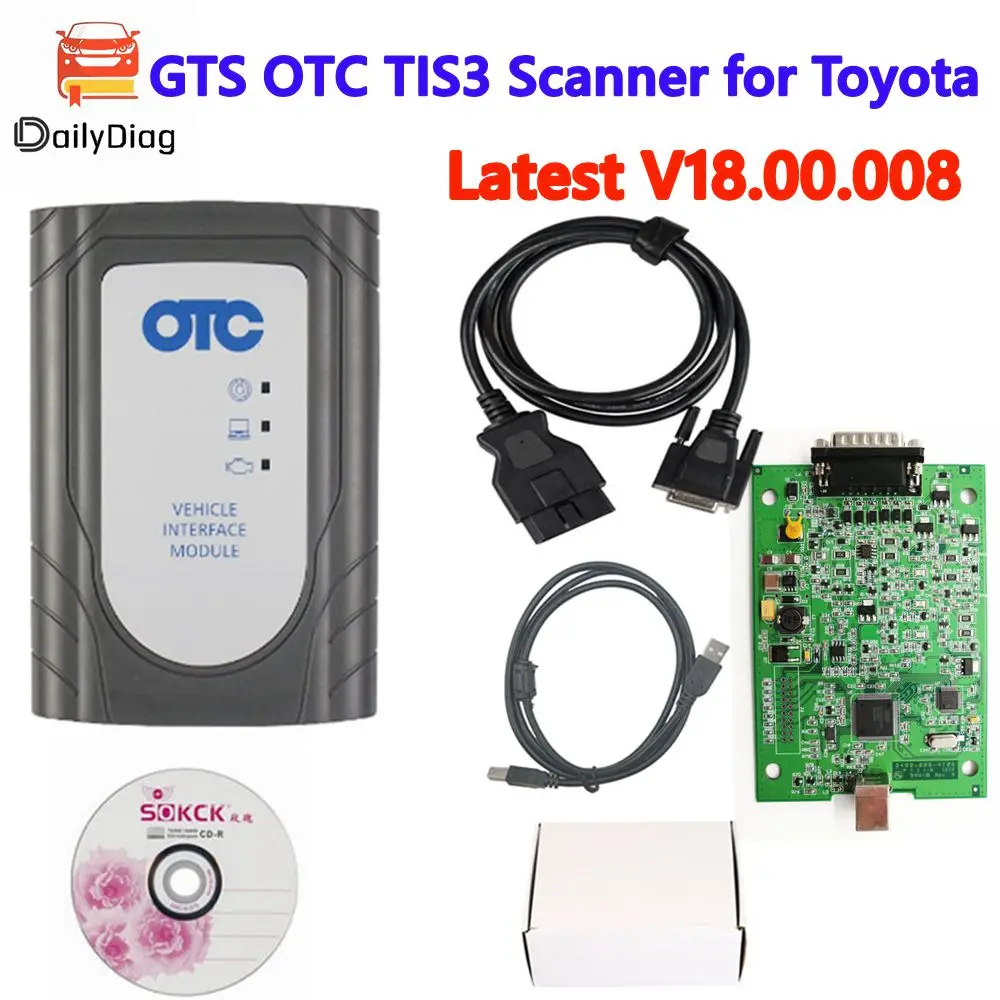 Latest Version OTC Scanner V18.00.008 For Toyota Car Diagnostic Tool Flash Program For Toyota TIS3 OTC Techstream GTS Online
Latest Version OTC Scanner V18.00.008 For Toyota Car Diagnostic Tool Flash Program For Toyota TIS3 OTC Techstream GTS Online