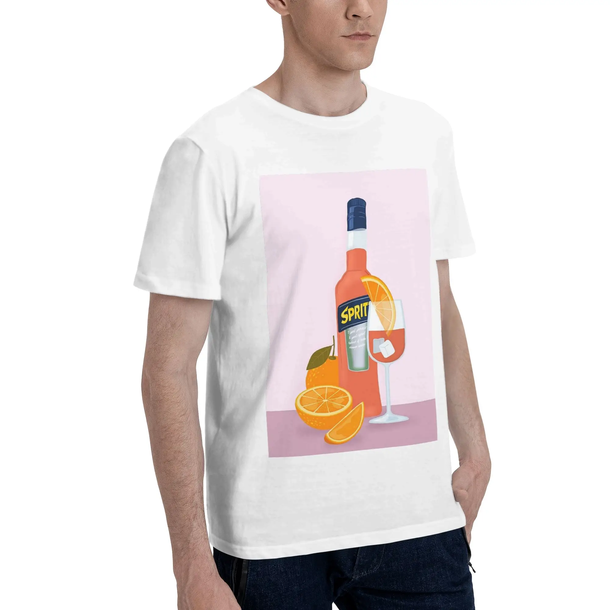 Aperol Spritz Drink Orang Men T-Shirt Plus Size T Shirts Men's O-Neck Cotton Tees Short Summer Male
Aperol Spritz Drink Orang Men T-Shirt Plus Size T Shirts Men's O-Neck Cotton Tees Short Summer Male