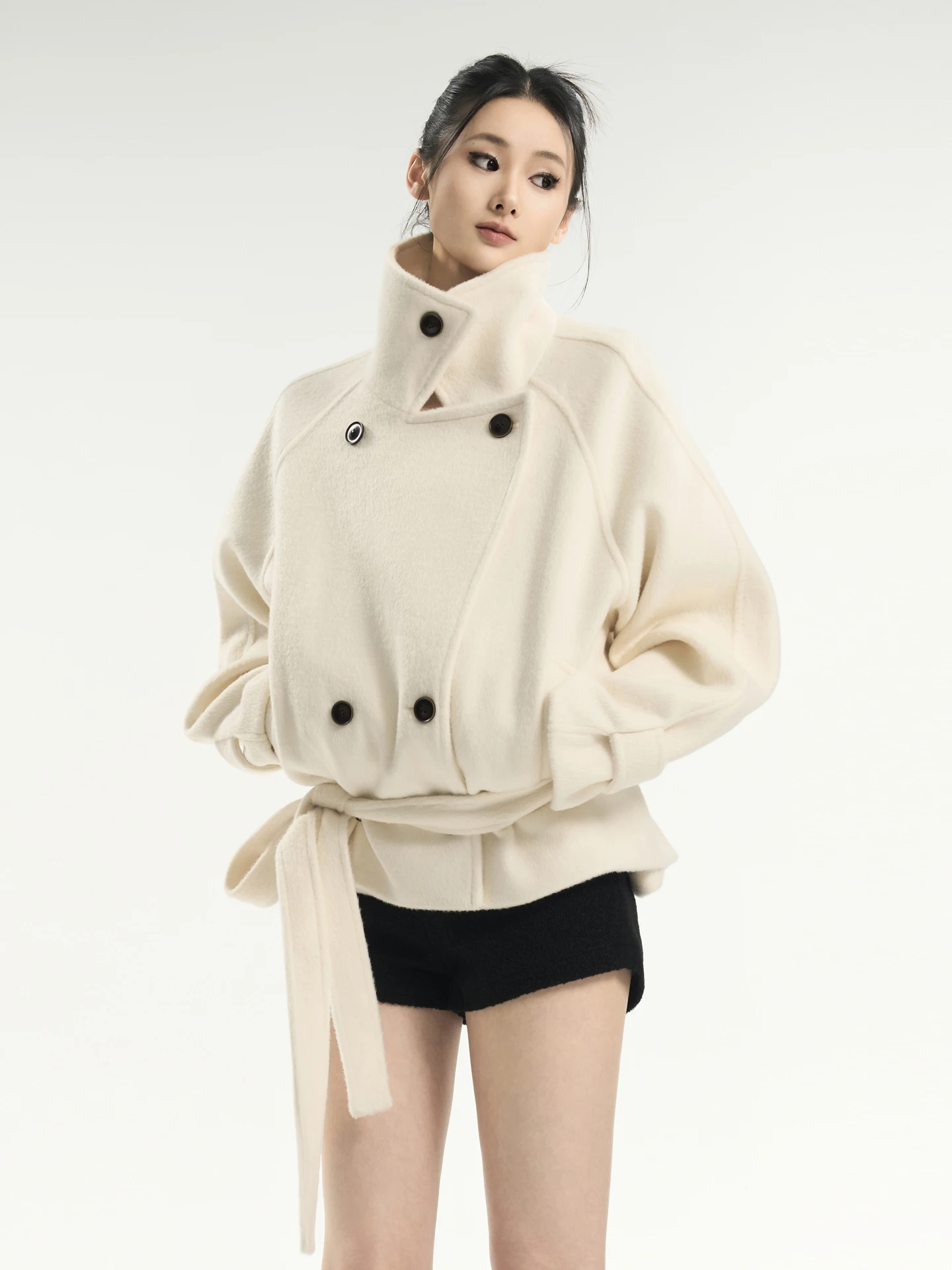 Tuwhy London Morning Fog ort Woolen Coat Stand Collar Women's Autumn Winter aped Cuff High-End Feel Commute Sle Pure Color
Tuwhy London Morning Fog ort Woolen Coat Stand Collar Women's Autumn Winter aped Cuff High-End Feel Commute Sle Pure Color