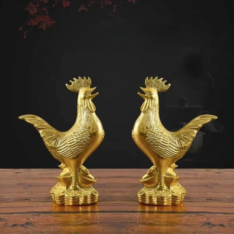 Pure Copper Small Copper Rooster Money Yuanbao Chicken Brass Zodiac Chicken Home Bedroom Copper Chicken Handicraft Ornaments
Pure Copper Small Copper Rooster Money Yuanbao Chicken Brass Zodiac Chicken Home Bedroom Copper Chicken Handicraft Ornaments