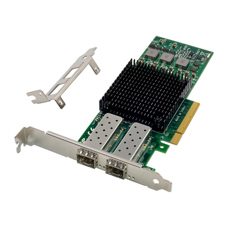 1Set PCIE X8 BCM57810 Dual Optical Port Network Card 10G SFP+ Server Fiber Network Card Green
1Set PCIE X8 BCM57810 Dual Optical Port Network Card 10G SFP+ Server Fiber Network Card Green