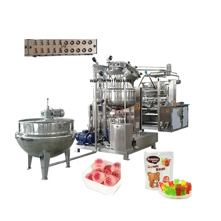 150 Bear Vitamin Gummy Candy Making Machines Candied Machine Gummy Production Line
150 Bear Vitamin Gummy Candy Making Machines Candied Machine Gummy Production Line