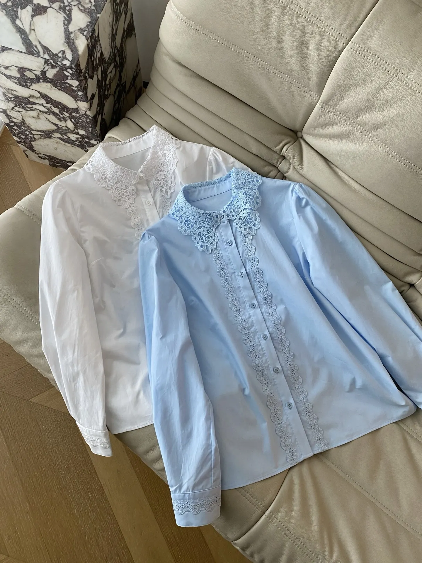 women's Spring/Summer Embroidered Lace Collar Shirt Female Clothing Shirt Top Blouse Woman Clothes Fashion Long Sleeve Shirts
women's Spring/Summer Embroidered Lace Collar Shirt Female Clothing Shirt Top Blouse Woman Clothes Fashion Long Sleeve Shirts