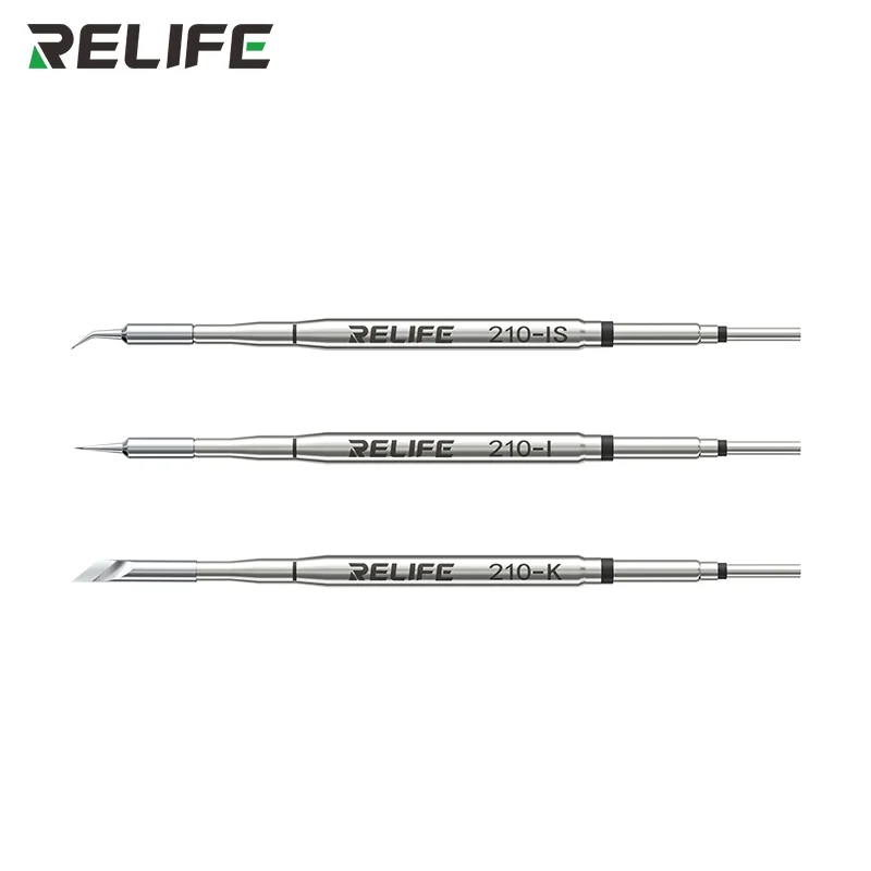 RELIFE 210 Soldering Iron Tip Set I/S/K Soldering Tip and Heating Core Fast Heat Transfer and Rapid Heating for 210 Handles
RELIFE 210 Soldering Iron Tip Set I/S/K Soldering Tip and Heating Core Fast Heat Transfer and Rapid Heating for 210 Handles