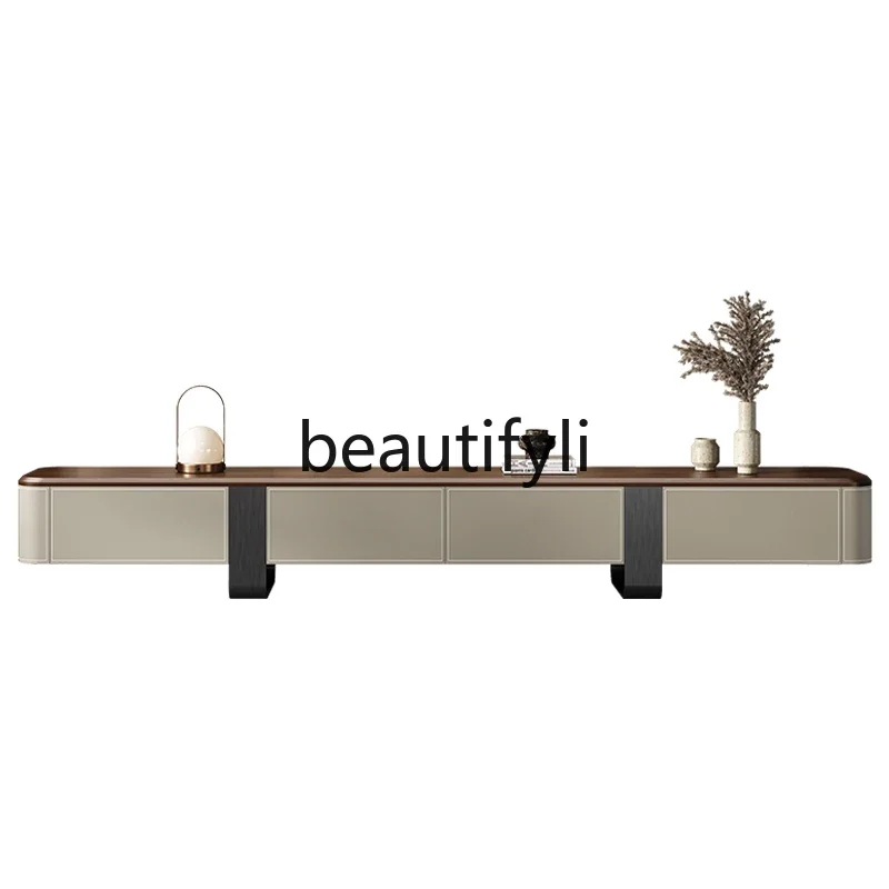 Household TV Cabinet Floor Light Luxury Premium Coffee Table TV Cabinet Combination Retro Floor Cabinet
Household TV Cabinet Floor Light Luxury Premium Coffee Table TV Cabinet Combination Retro Floor Cabinet