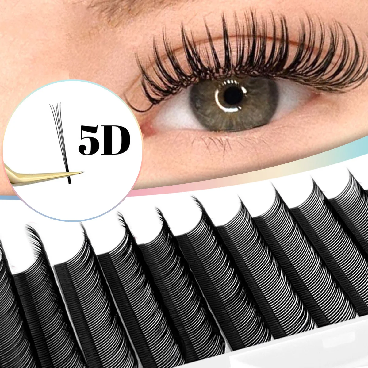 AGUUD 5D Flora Lashes 0.07 Easy Fan Eyelash Extensions Wholesales Premade Volume 12 Rows W Style Natural Soft
AGUUD 5D Flora Lashes 0.07 Easy Fan Eyelash Extensions Wholesales Premade Volume 12 Rows W Style Natural Soft