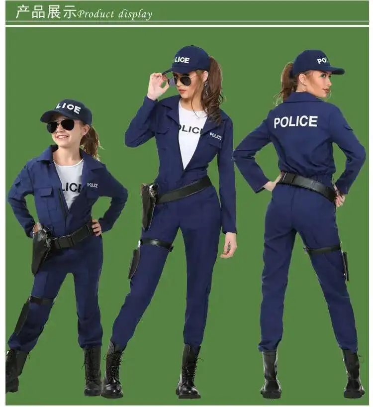 Halloween Kids Police Costumes Cosplay Kids Game Performance Party Adult Police Children's Day Wear Girls Policewoman Uniform
Halloween Kids Police Costumes Cosplay Kids Game Performance Party Adult Police Children's Day Wear Girls Policewoman Uniform
