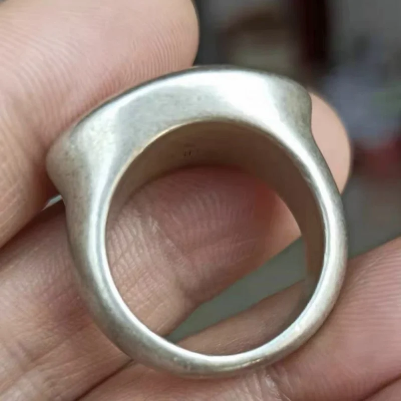 Sterling Silver999Old Silver Ring Saddle Ring Silver Ring Antique Collectibles Vintage Items Solid Sterling Silver Unisex Ring
Sterling Silver999Old Silver Ring Saddle Ring Silver Ring Antique Collectibles Vintage Items Solid Sterling Silver Unisex Ring