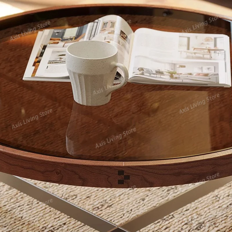 Nordic Modern Round Nesting Coffee Tables Solid Wood Tempered Glass Creative Small Space Living Room Home
Nordic Modern Round Nesting Coffee Tables Solid Wood Tempered Glass Creative Small Space Living Room Home