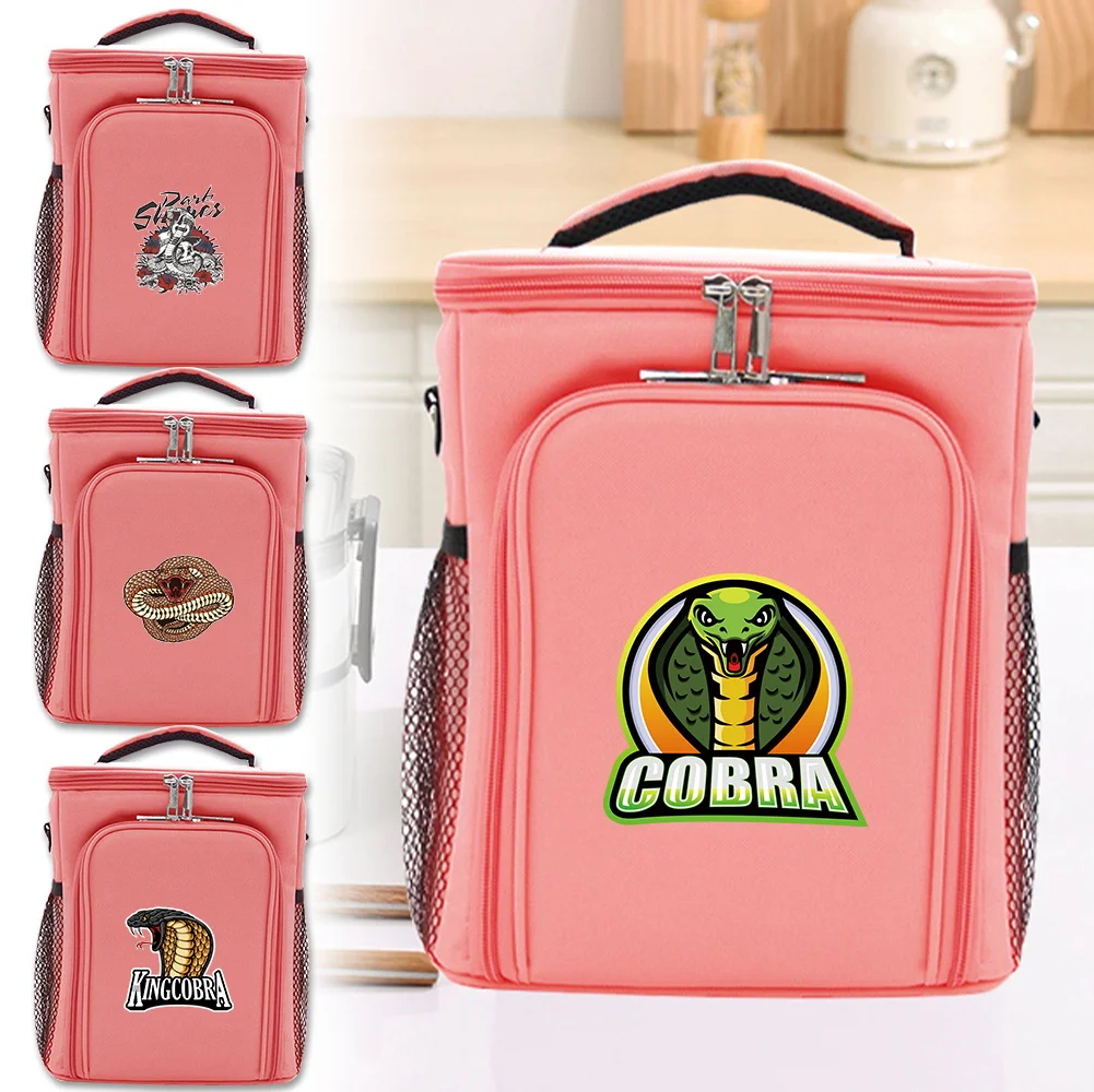 Front Opening Double-layer Ice Pack Cobra Printing Series Pink Reusable Food Keep Fresh Ice Bag Outdoor Travel Refrigerated Bag
Front Opening Double-layer Ice Pack Cobra Printing Series Pink Reusable Food Keep Fresh Ice Bag Outdoor Travel Refrigerated Bag