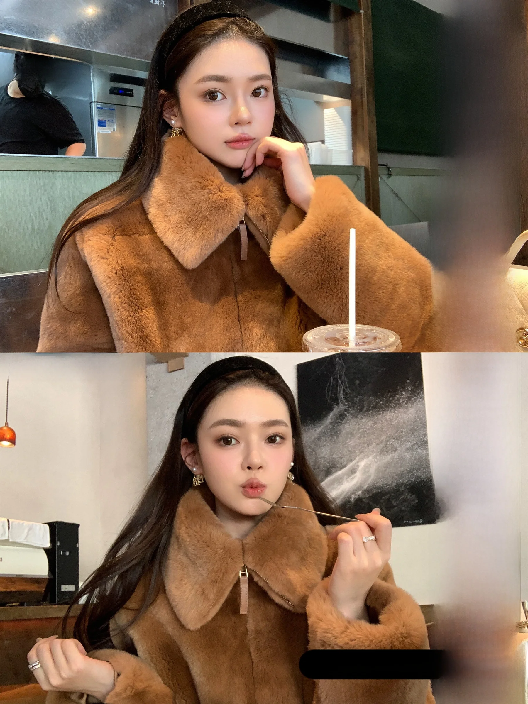 Женская куртка из меха кролика рекс Anna Rabbit, экологичная, с высоким воротником, на молнии, удлиненная модель
Женская куртка из меха кролика рекс Anna Rabbit, экологичная, с высоким воротником, на молнии, удлиненная модель