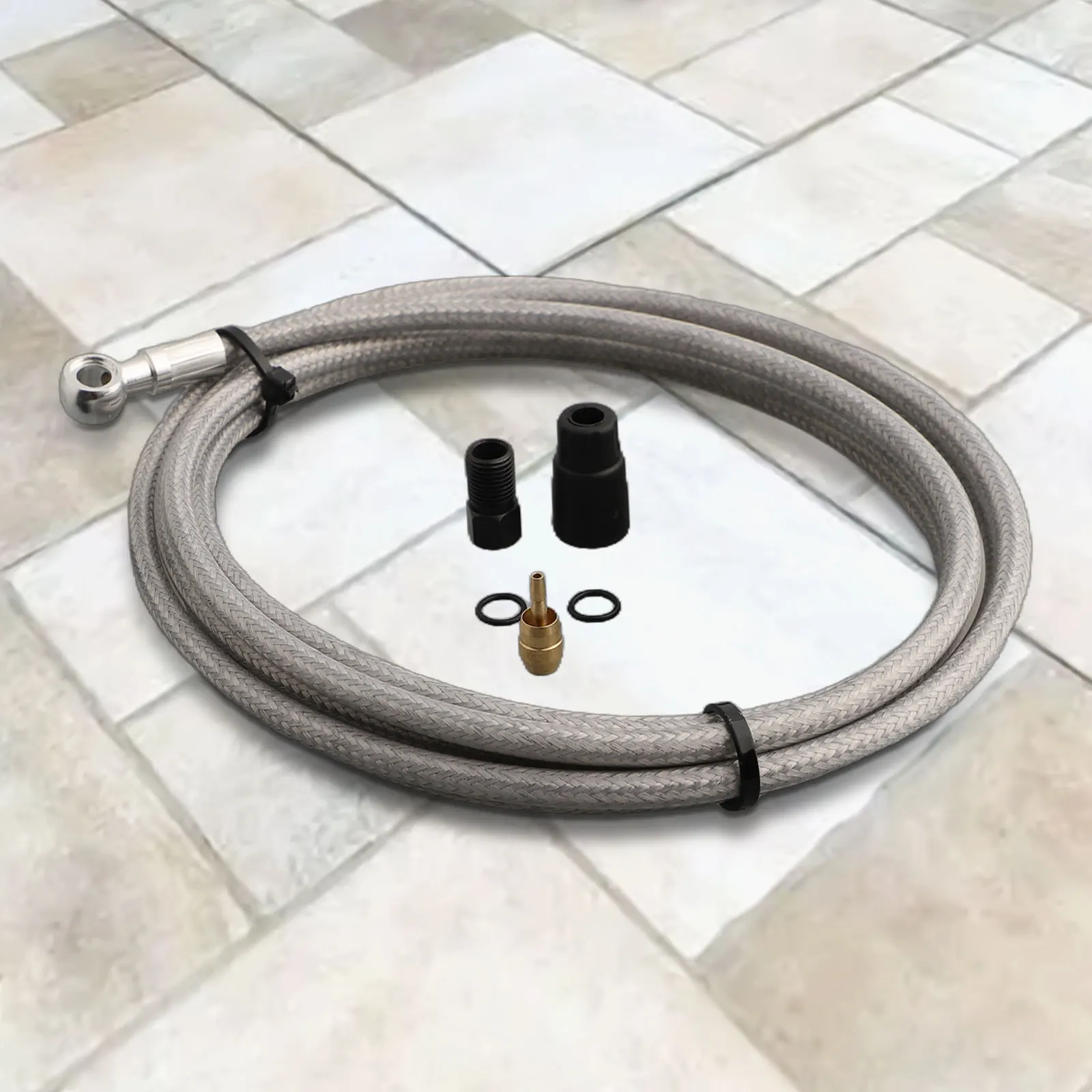 Bicycle Hydraulic Metal Stainless Steel Oil Pipe Set Stainless Steel Braided Hose Heat Resistant Easy Replacement
Bicycle Hydraulic Metal Stainless Steel Oil Pipe Set Stainless Steel Braided Hose Heat Resistant Easy Replacement