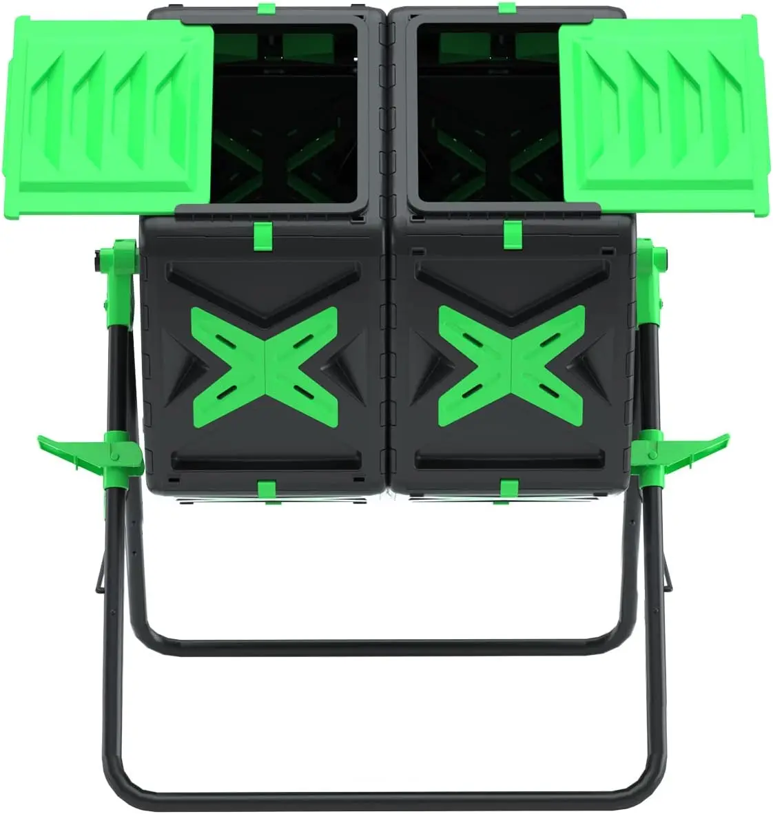 Large Dual Chamber Compost Tumbler Outdoor Garden - Easy Rotating Steel Frame Fast Composting Green 2x18.5 Gallon
Large Dual Chamber Compost Tumbler Outdoor Garden - Easy Rotating Steel Frame Fast Composting Green 2x18.5 Gallon