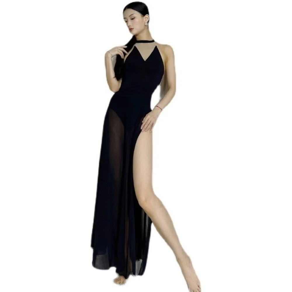 Elegant Modern Jazz Dance Outfit for Girl Group, Stylish High-End Body Training Suit with Apron Style Skirt Set
Elegant Modern Jazz Dance Outfit for Girl Group, Stylish High-End Body Training Suit with Apron Style Skirt Set