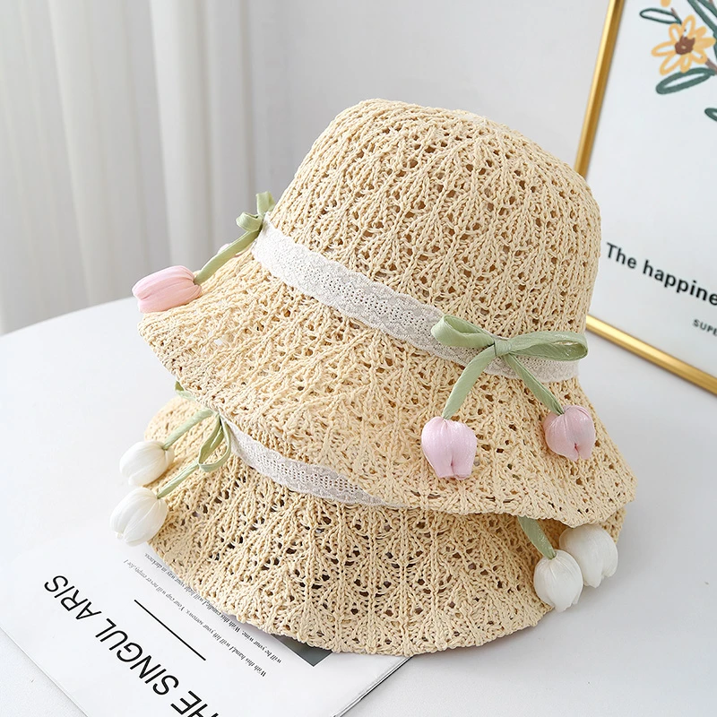 Women's Summer Sun Hat Flower Ribbon Bucket Hat Sun Protection Breathable Lightweight For Outdoor Beach Travel Casual Sunhat New
Women's Summer Sun Hat Flower Ribbon Bucket Hat Sun Protection Breathable Lightweight For Outdoor Beach Travel Casual Sunhat New